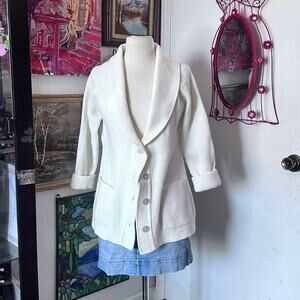 vintage sears acrylic sweater cardigan jacket